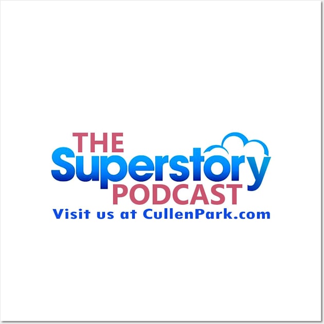 OFFICIAL SUPERSTORY PODCAST LOGO Wall Art by CullenPark